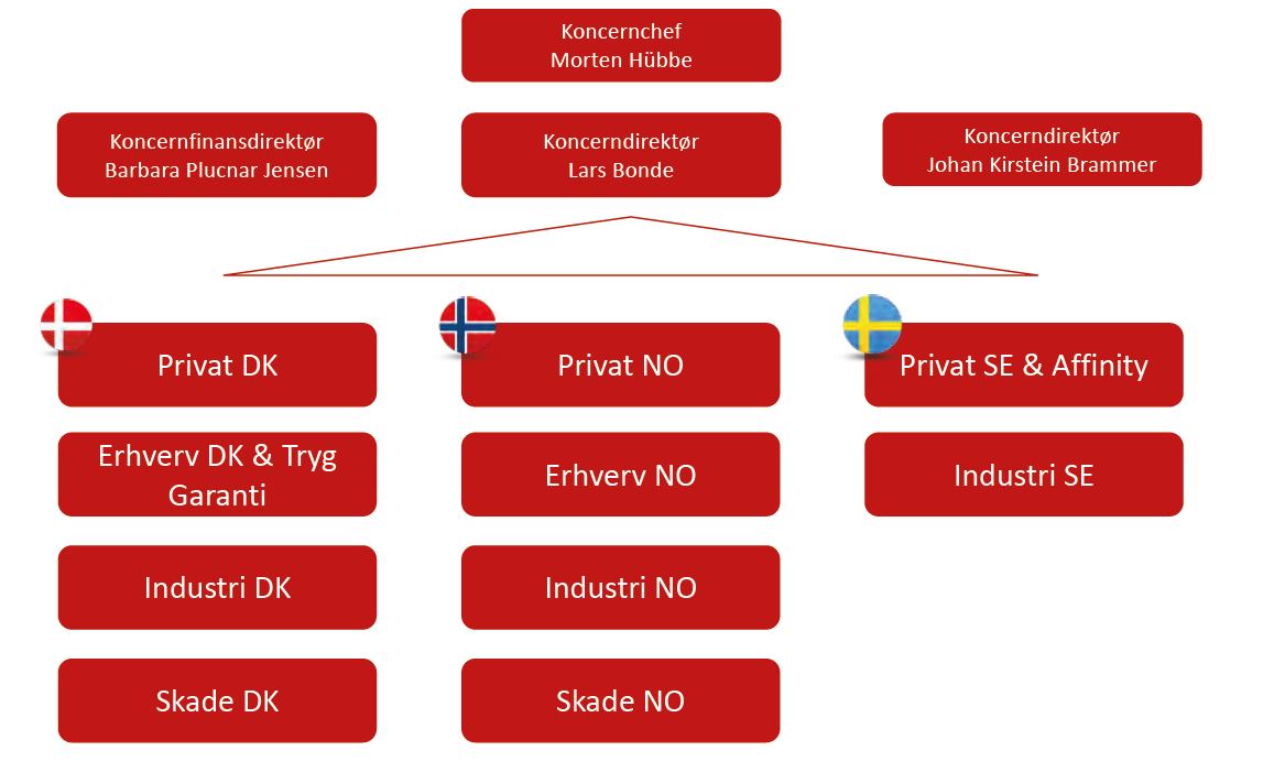 Organisationsdiagram DK